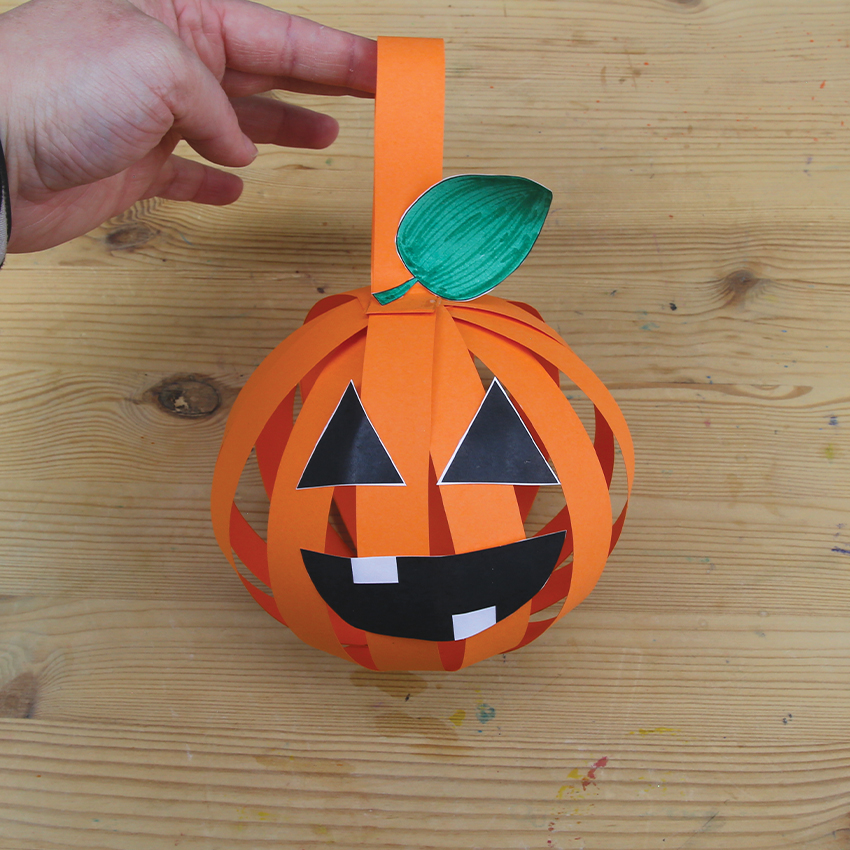 Halloween Paper Pumpkin - CleverPatch | CleverPatch - Art & Craft Supplies