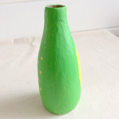 frog mache papier vase cleverpatch