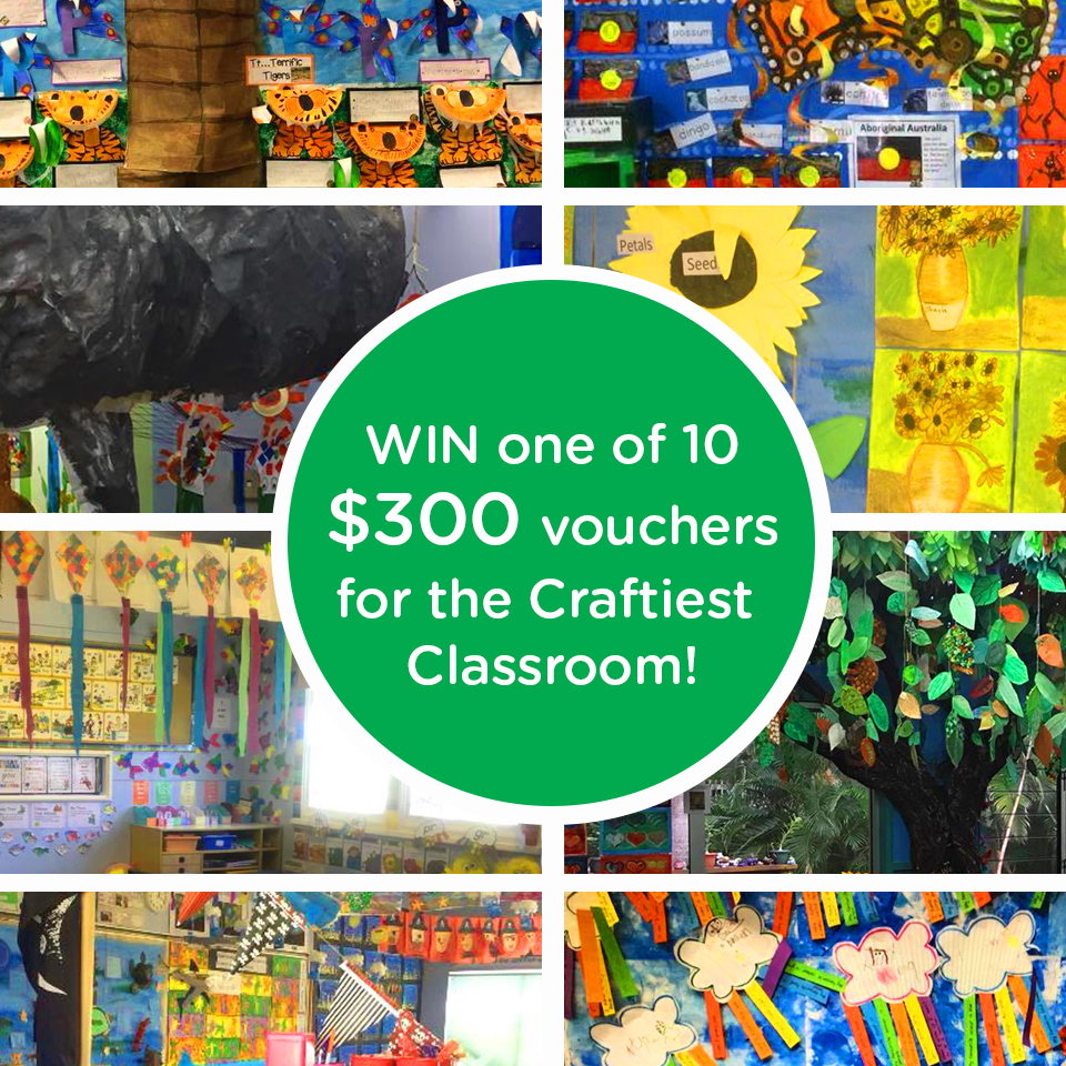 Craftiest Classroom Competition CleverPatch Art & Craft Supplies