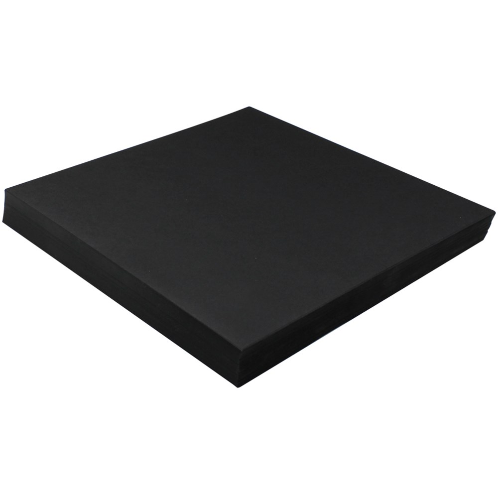 Matt Paper Squares - Black - Pack of 250 | Paper Circles & Squares