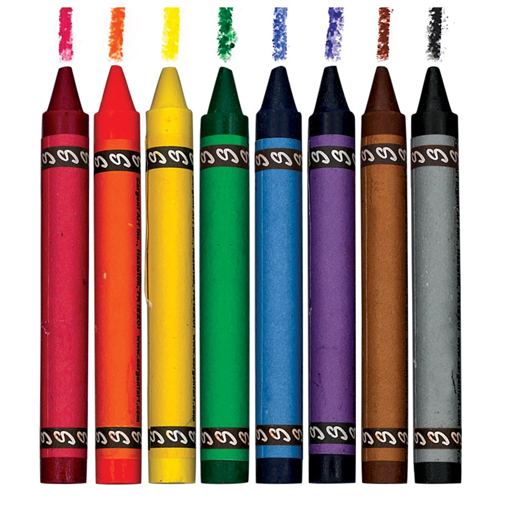Download Sargent Art Whiteboard Crayons - Coloured - Pack of 8 | Crayons - CleverPatch - Art & Craft Supplies