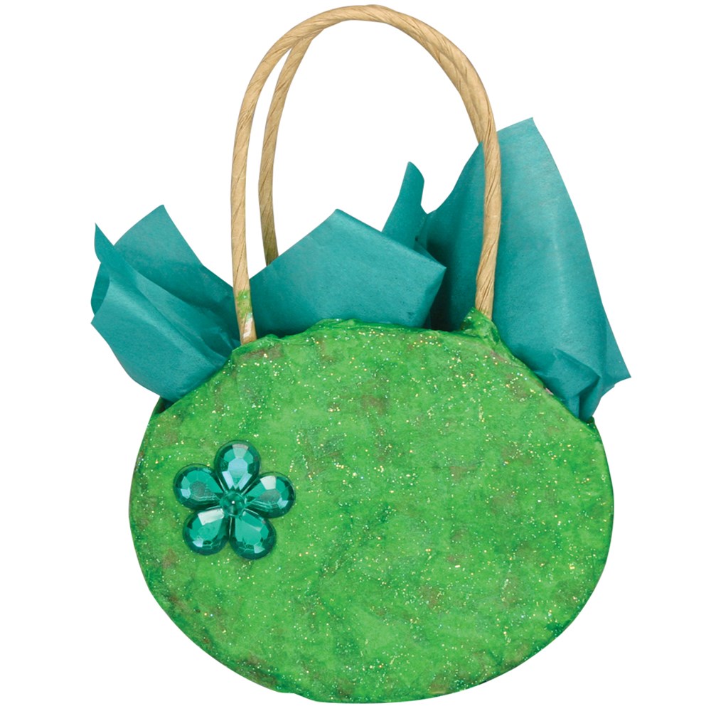 Papier Mache Bag Oval Bags, Baskets & Gift Boxes CleverPatch