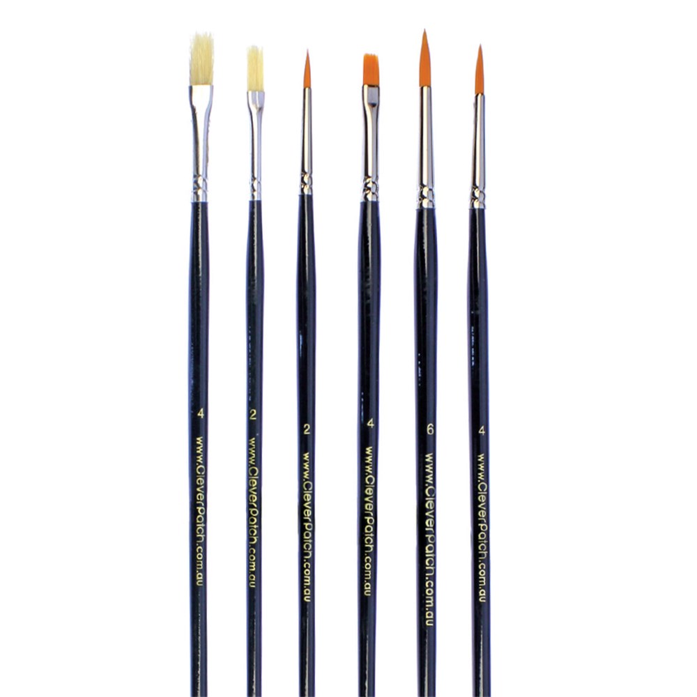 Long Handled Artist Brush Assortment Pack of 60 Paint Brushes