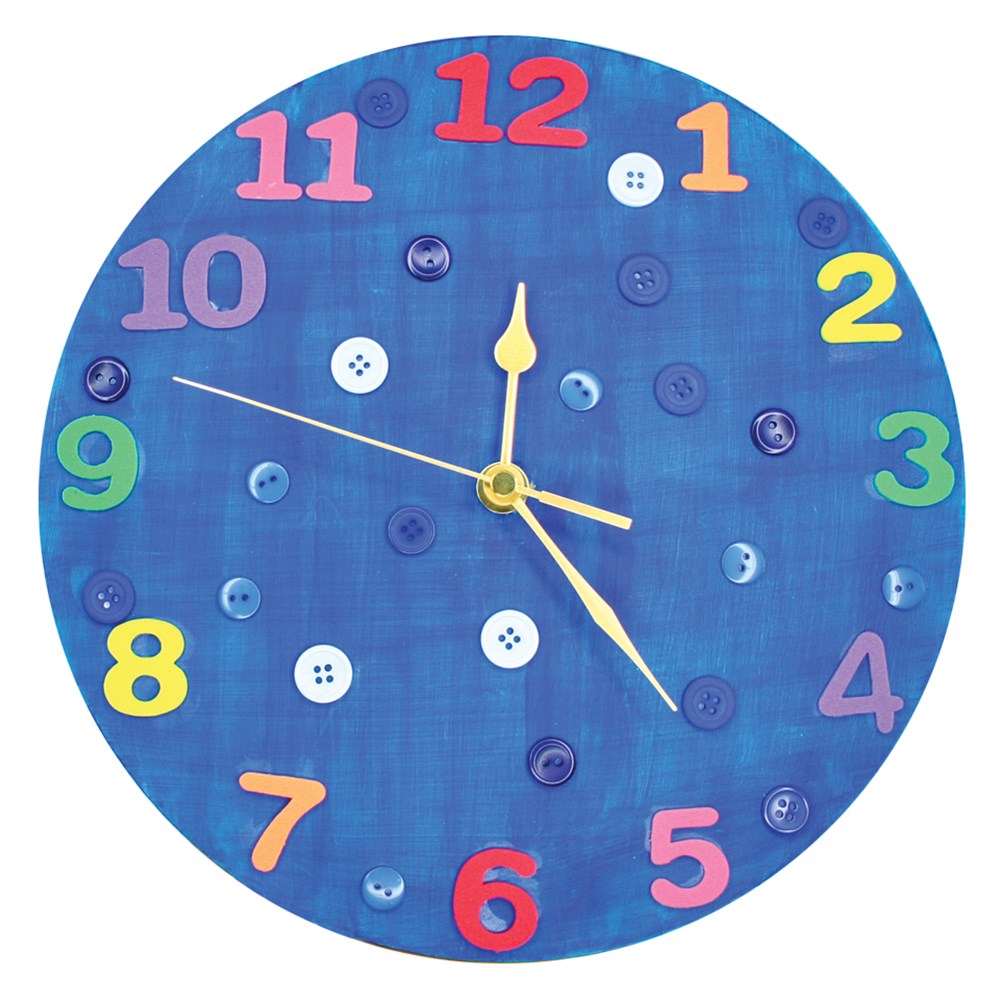 Wooden Clock Face 25cm Clock Making CleverPatch Art & Craft