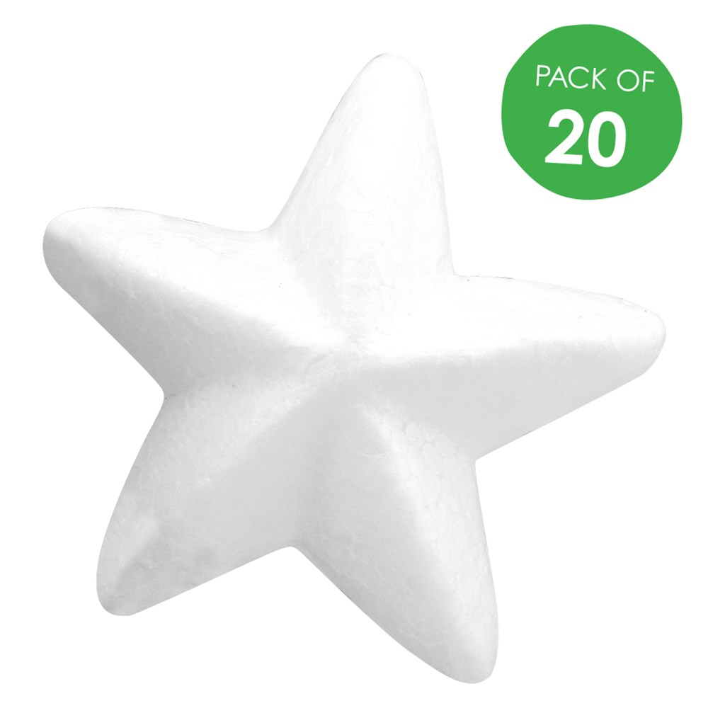 Decofoam Stars Pack Of 20 Decofoam Cleverpatch Art And Craft Supplies