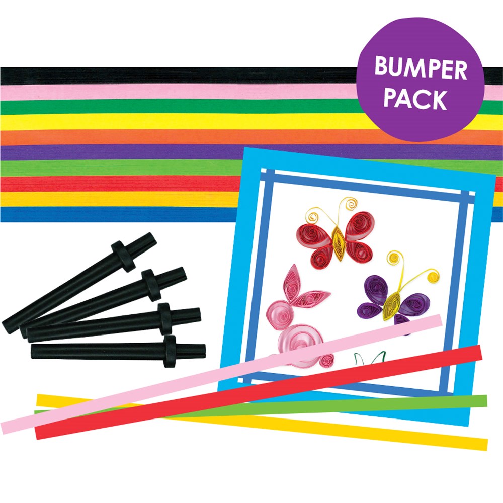 Quilling Bumper Pack Quilling Paper CleverPatch Art & Craft Supplies