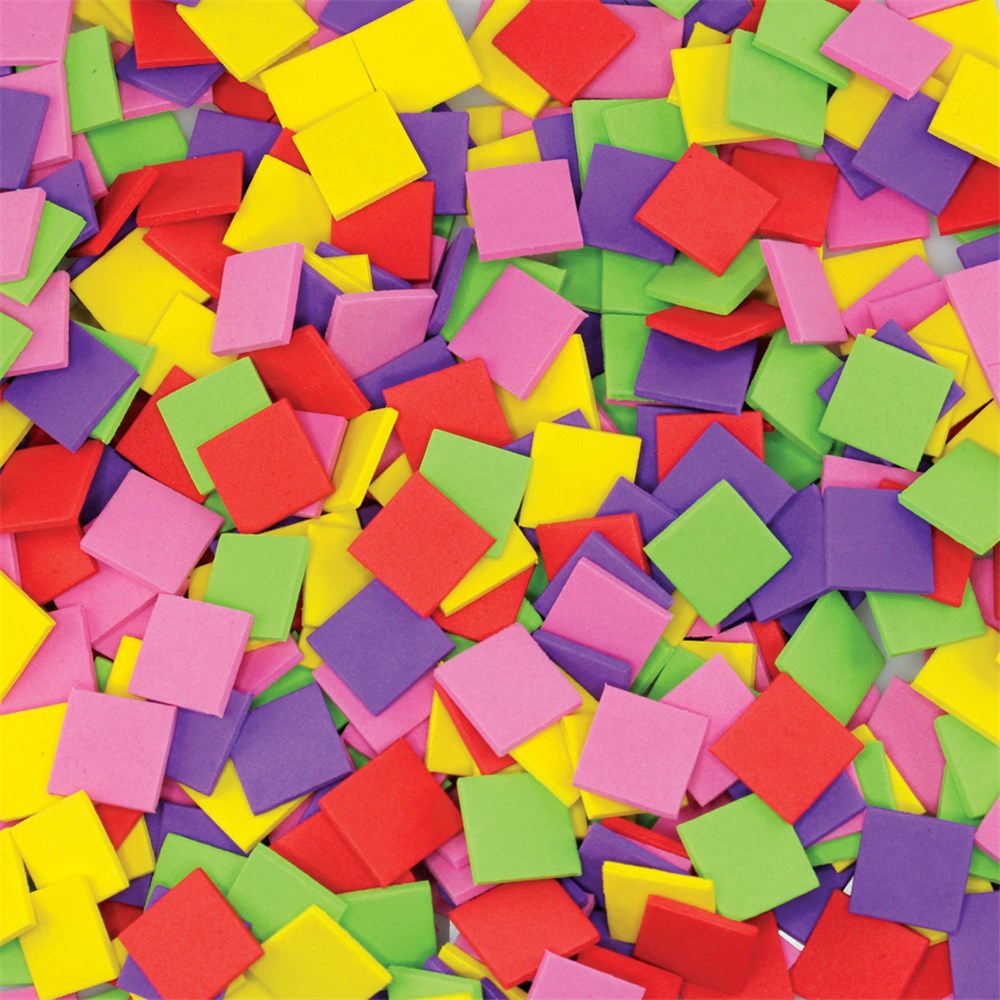 Foam Mosaics - Pack of 1,000 | Foam | CleverPatch - Art & Craft Supplies