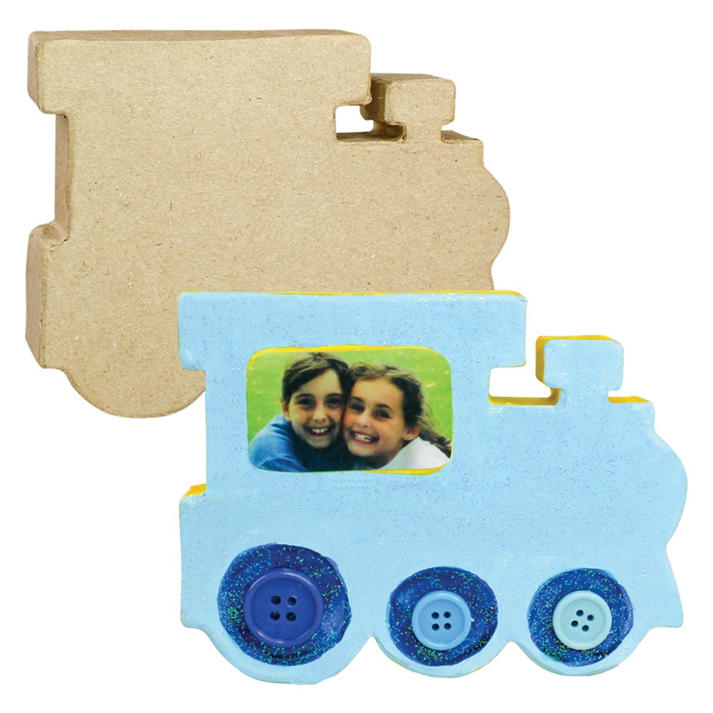 Stand Up Papier Mache Train Papier Mache CleverPatch Art & Craft