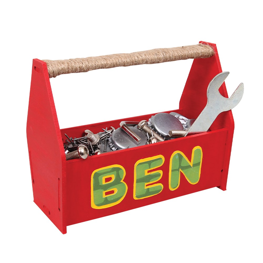 Wooden Tool Boxes Pack of 10 Wooden Craft CleverPatch Art