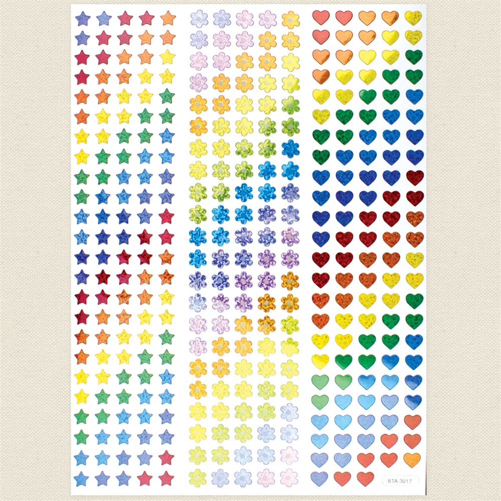 Holographic Stickers - Pack of 348 | Stickers & Stamps | CleverPatch ...