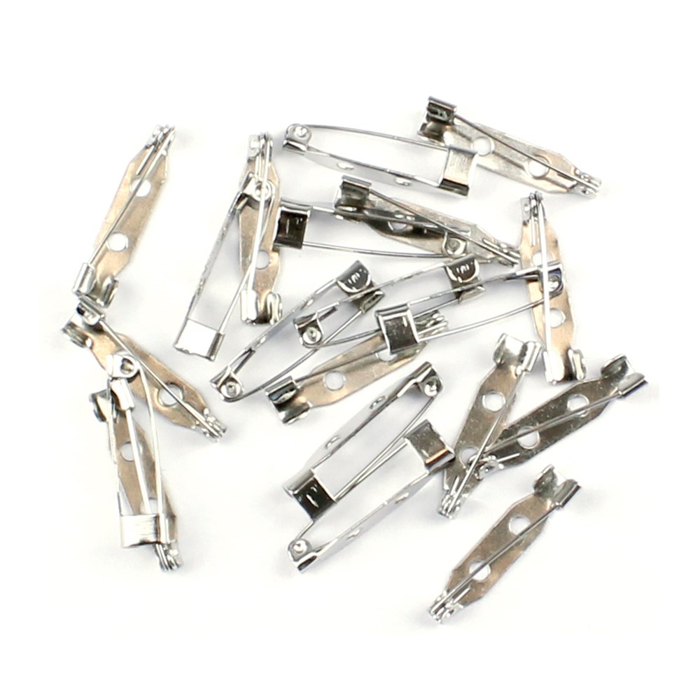 Brooch Backs Pack of 20 Beads & Jewellery Making CleverPatch
