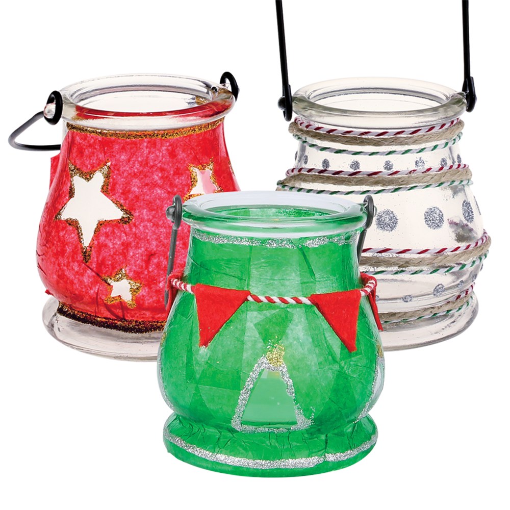 Hanging Glass Jar | Glass | CleverPatch - Art & Craft Supplies