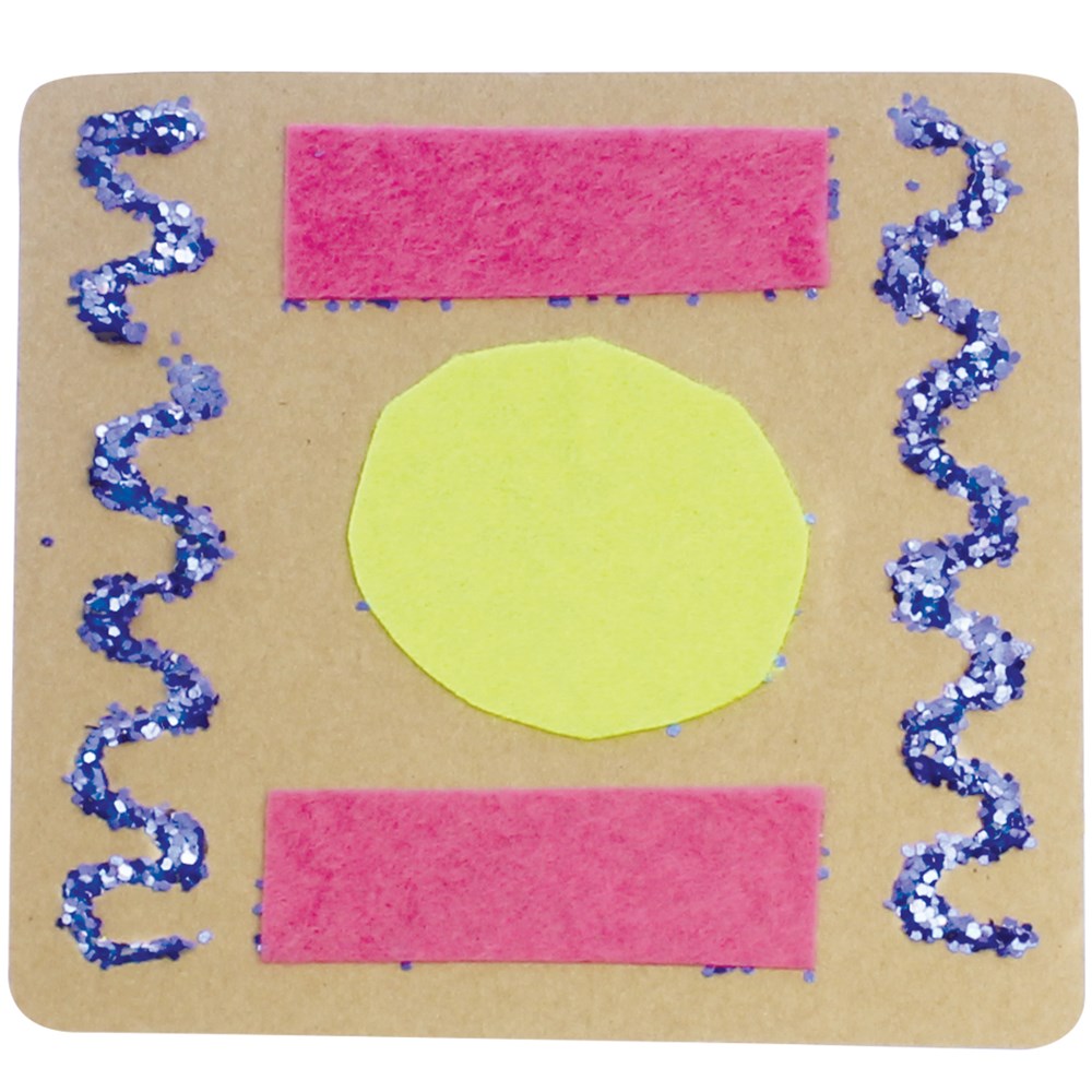 Cardboard Assorted Shapes Brown Pack of 4 Paper CleverPatch