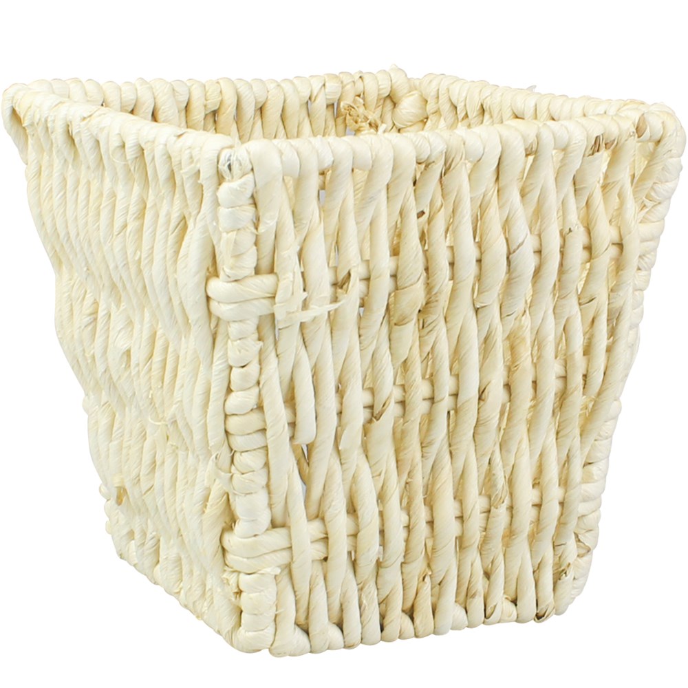 Small Square Maize Basket Maize CleverPatch Art & Craft Supplies