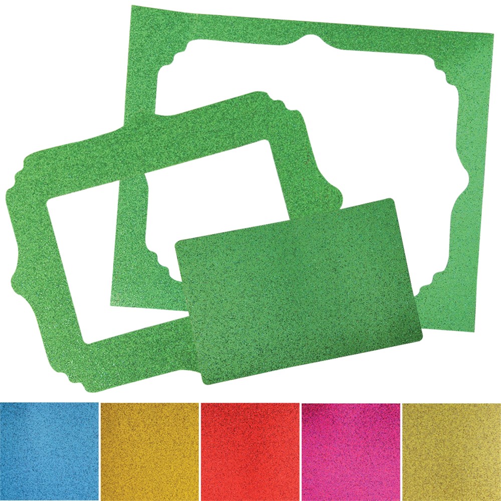 Glitter Frames Pack of 6 Paper & Card CleverPatch CleverPatch