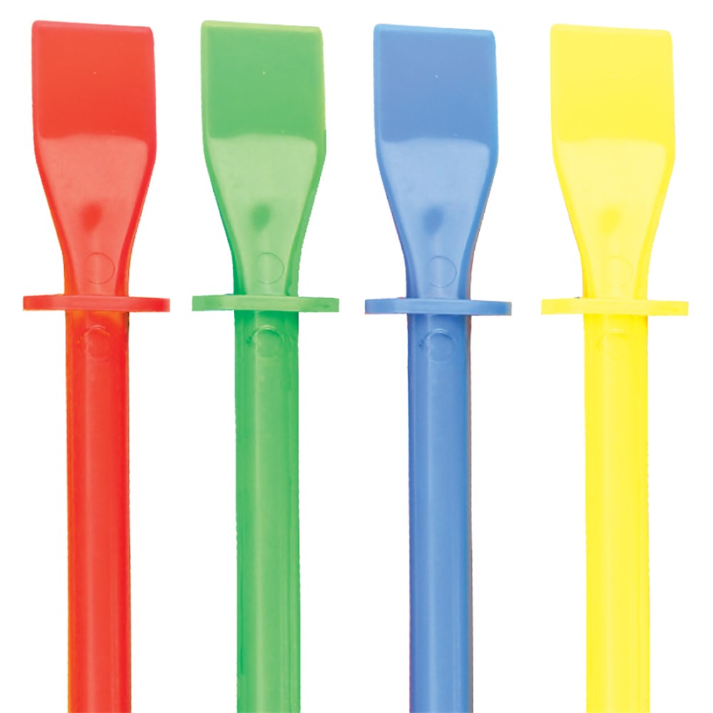 Glue Spreaders Coloured Pack of 24 Glue Brushes, Spreaders & Disp