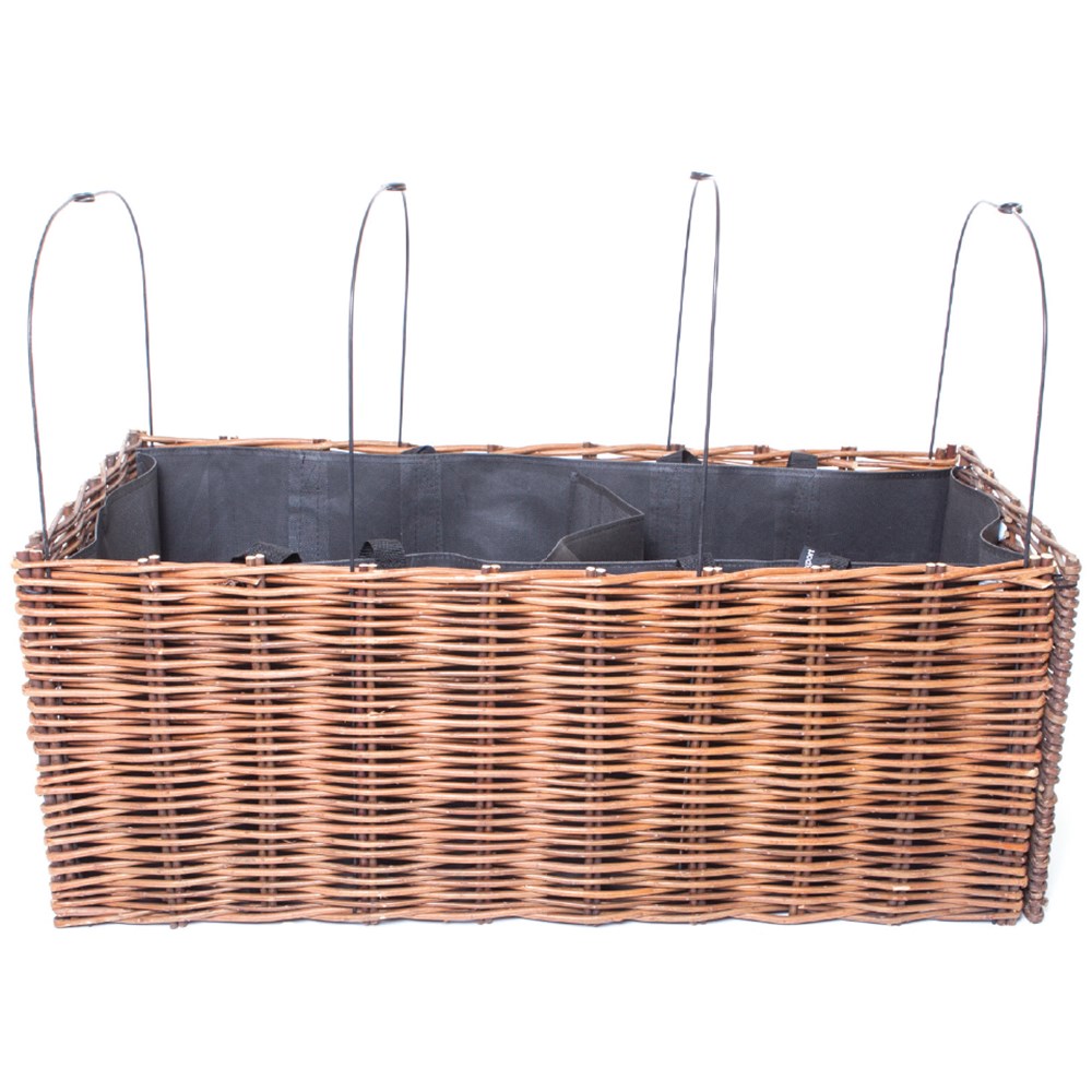 Willow Planter 100 x 40 x 40cm Gardening CleverPatch Art & Craft