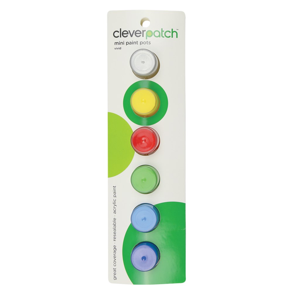 CleverPatch Mini Acrylic Paint Tubs Vivid Paint Tubes & Pots
