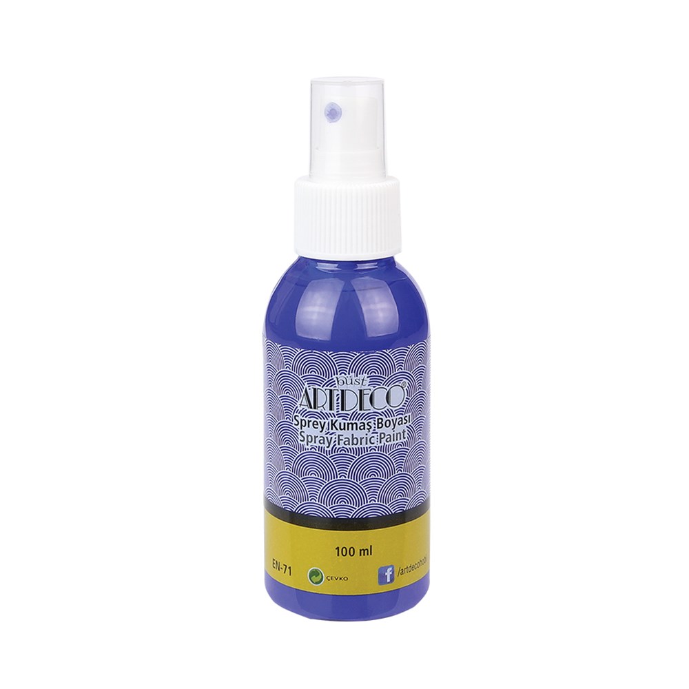 ARTDECO Spray Fabric Paint Ultramarine Blue 100ml Fabric Paint