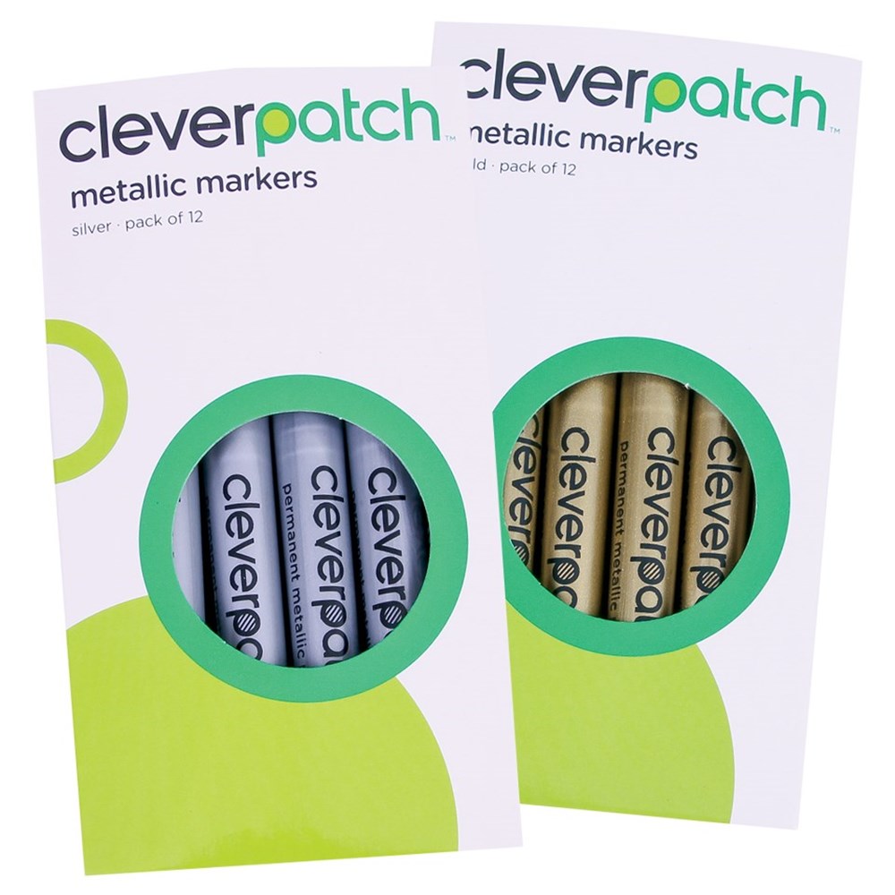 CleverPatch Metallic Markers - Set of 24 Markers | Markers ...