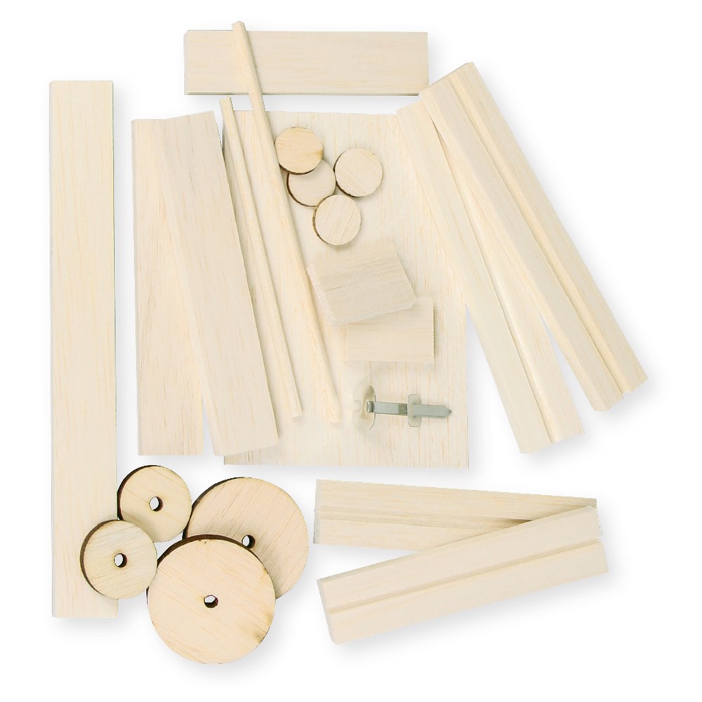 Balsa Billy Cart Resource Kits Pack of 10 Balsa Wood CleverPatch