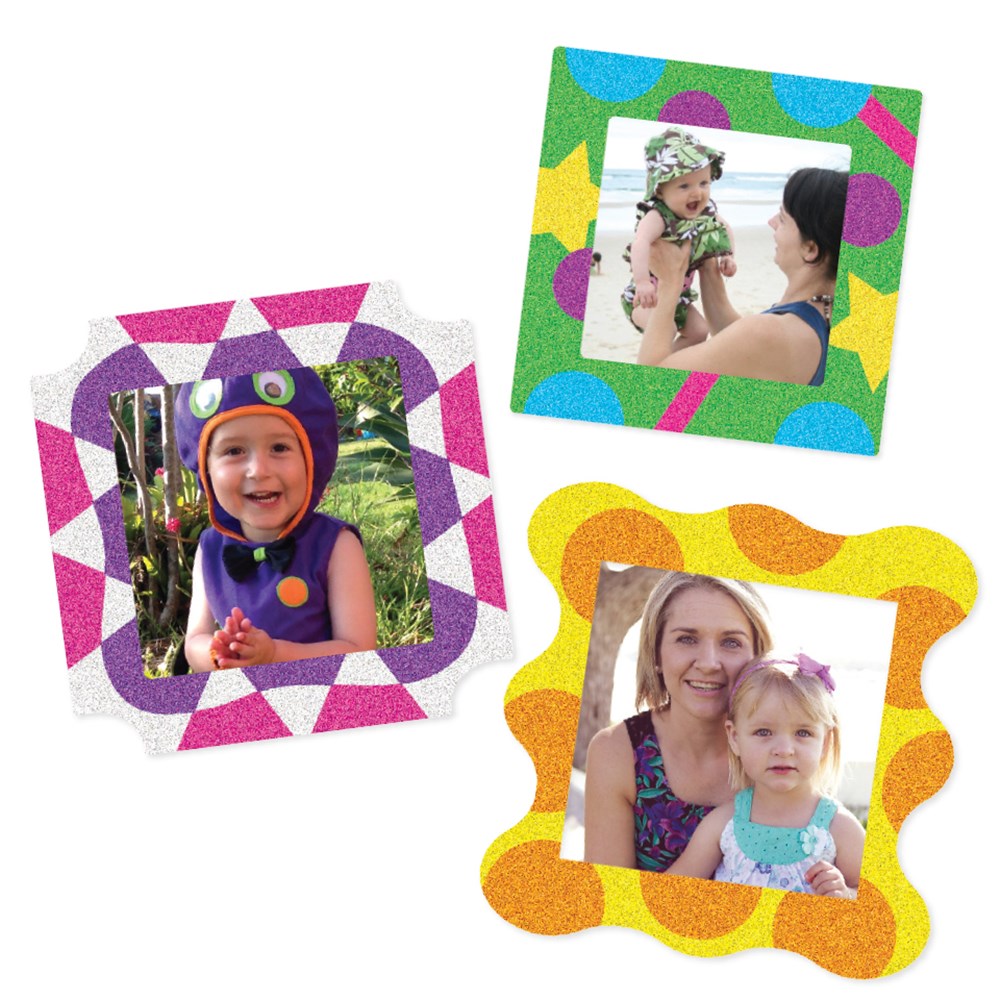 Mini Sand Art Photo Frames Pack of 24 Sand Art CleverPatch Art