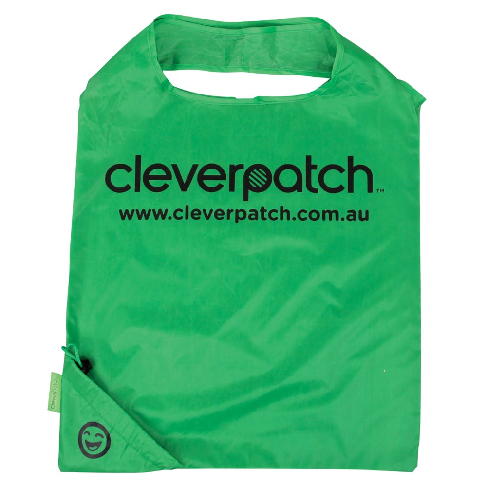 Cleverpatch CleverPatch Green Shopping Bag | CleverPatch - Art & Craft Supplies
