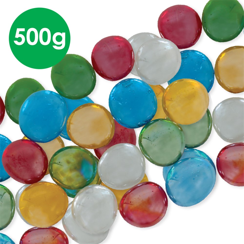 Glass Gems Bright 500g Pack CleverPatch CleverPatch Art