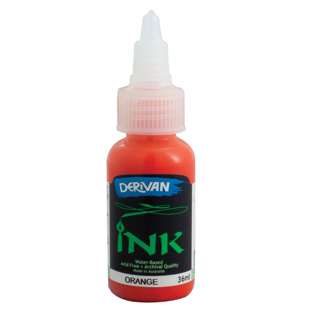 Derivan Ink - Orange - 36ml - CleverPatch | CleverPatch - Art & Craft ...