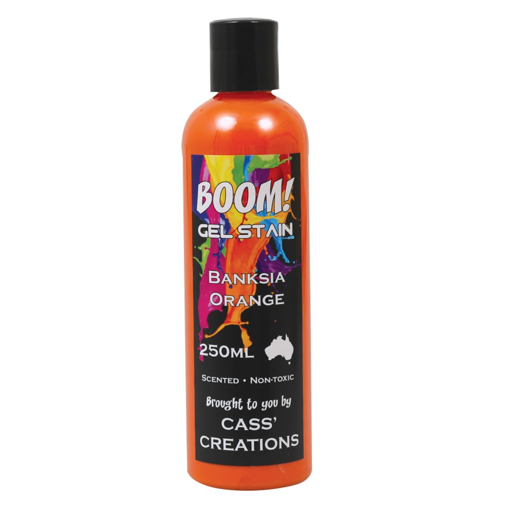 Boom! Gel Stain - Banksia Orange - 250ml - CleverPatch | CleverPatch