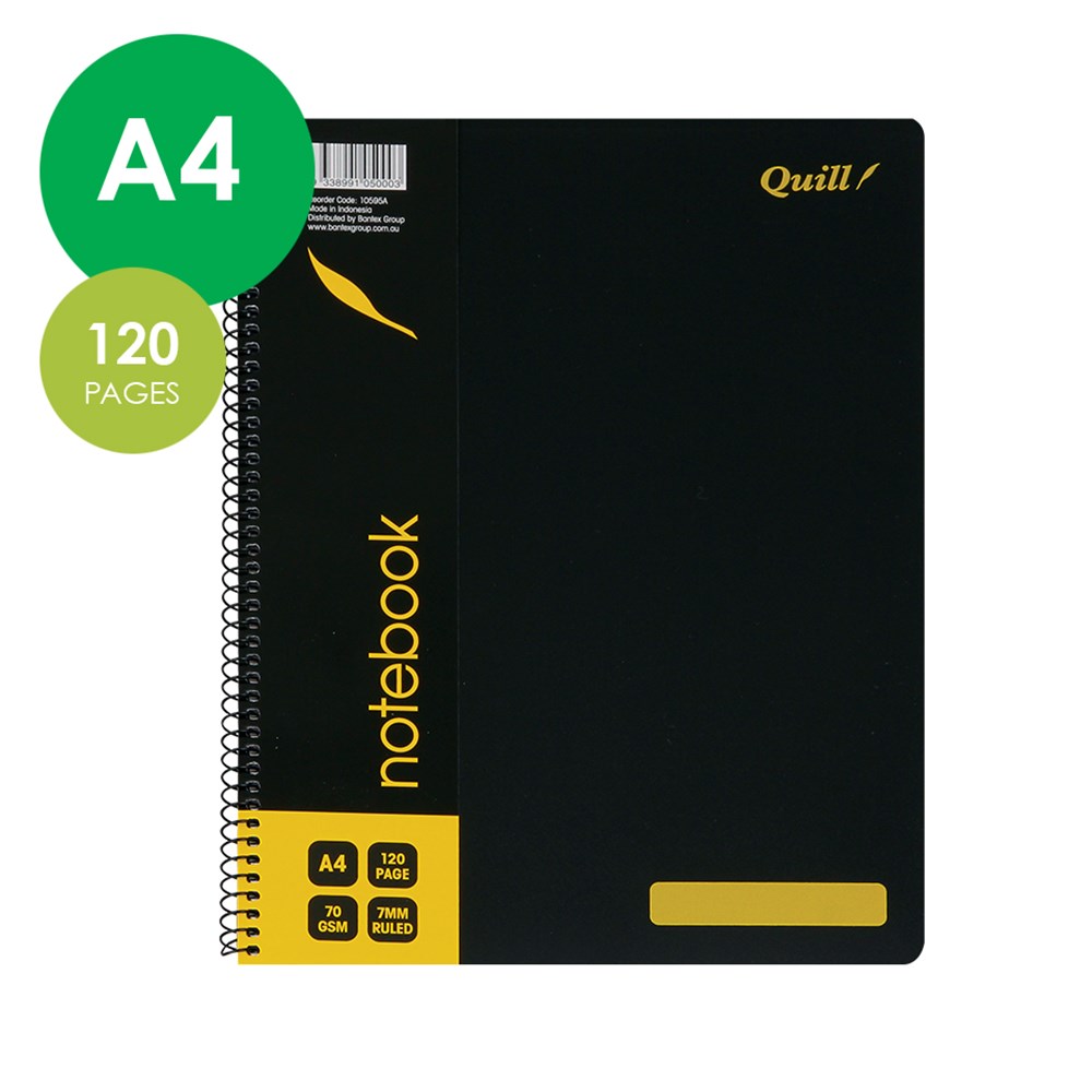 Quill Notebook A4 120 Pages CleverPatch CleverPatch Art
