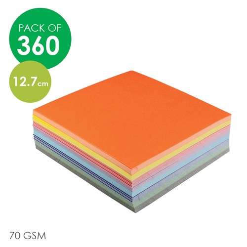 BRENEX Matt Paper Squares - 12.7cm - Pack of 360