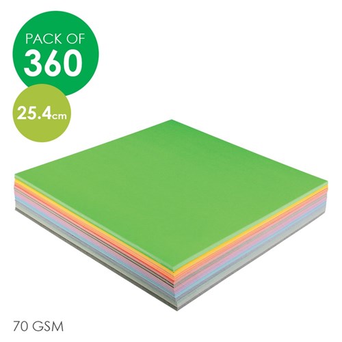 BRENEX Matt Paper Squares - 25.4cm - Pack of 360