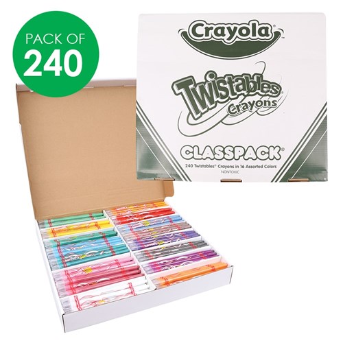 Crayola Twistables Crayons Classpack - Pack of 240