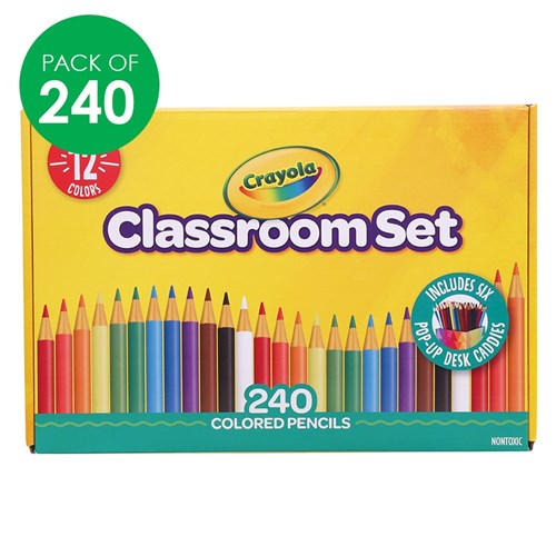 Crayola Coloured Pencils Classpack - Pack of 240