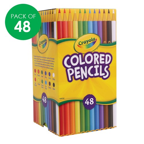 Crayola Coloured Pencils Deskpack - Pack of 48