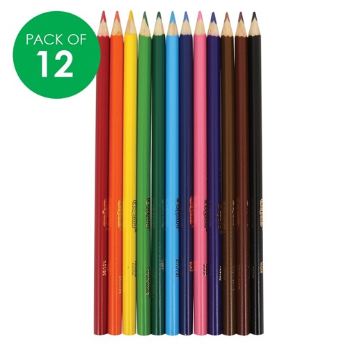 Crayola Triangular Coloured Pencils - Pack of 12