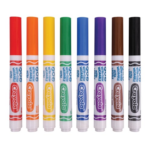 Crayola Washable Broad Line Markers Deskpack - Pack of 32