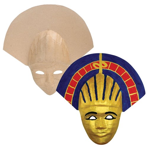 Papier Mache Headdress Mask