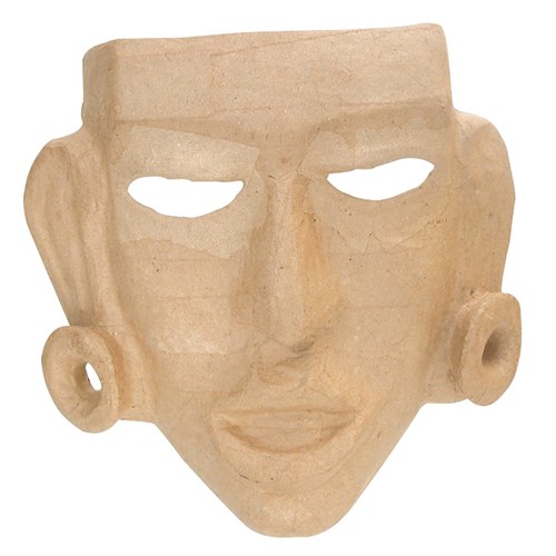 Papier Mache Primitive Face Mask