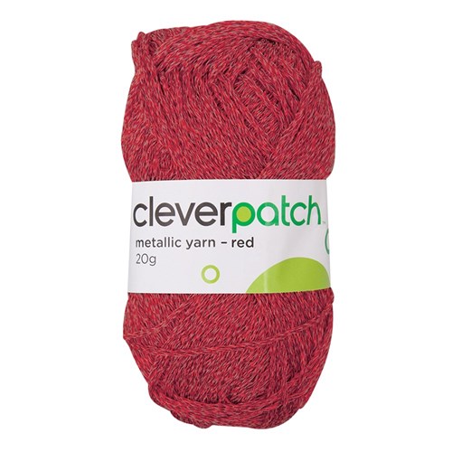 Metallic Yarn - Red - 20g