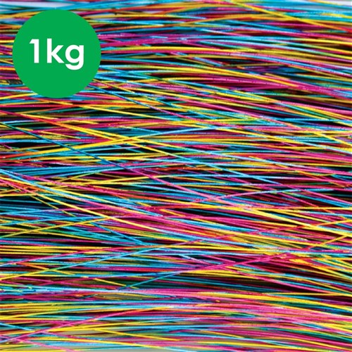 Rainbow Florist Wire - 1kg Pack