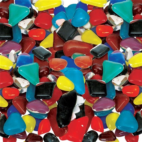 Mosaic Glass Stones - 500g Pack