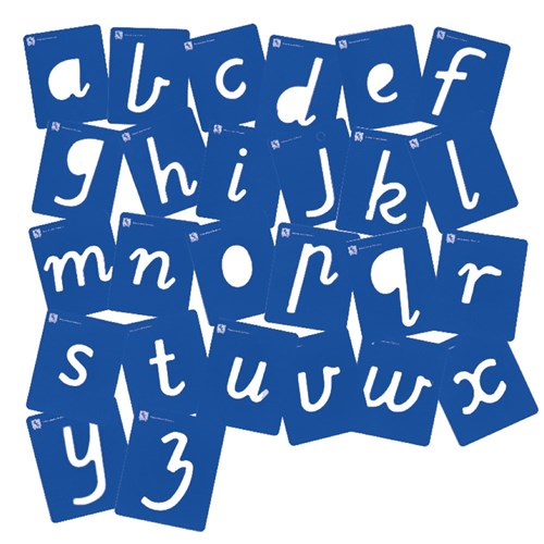 EC Alphabet Stencils - Lowercase - Pack of 26