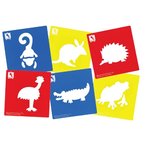 Australian Animal Stencils - Set 2 - Pack of 6