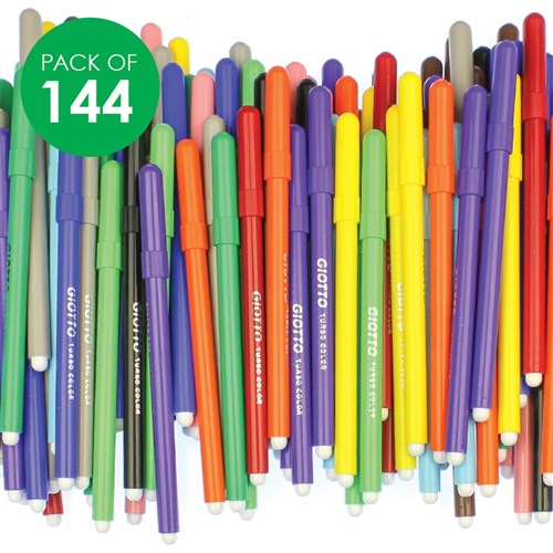 Giotto Turbo Colour Markers Classpack - Pack of 144