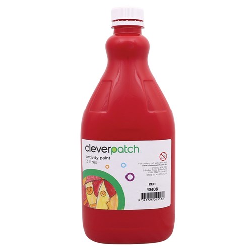 CleverPatch Activity Paint - Red - 2 Litres