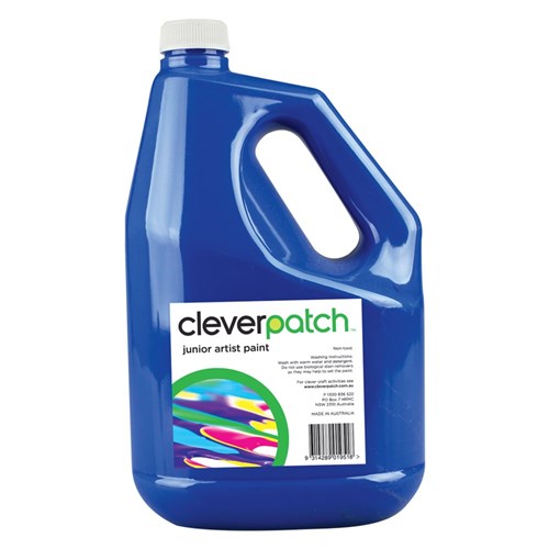 CleverPatch Junior Artist Paint - Blue - 4 Litres