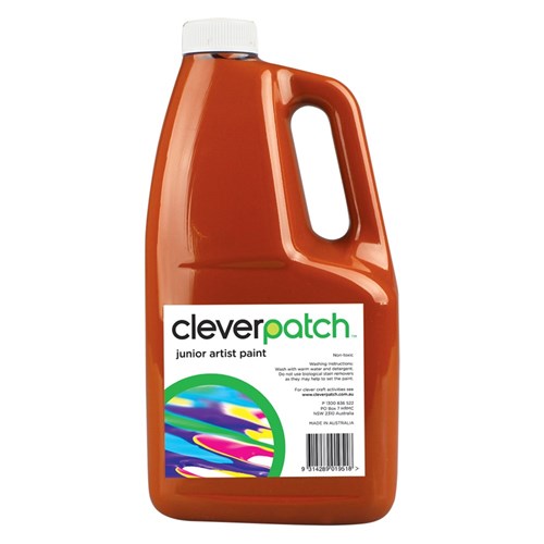 CleverPatch Junior Artist Paint - Brown - 2 Litres