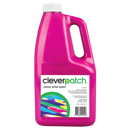 CleverPatch Junior Artist Paint - Pink - 2 Litres